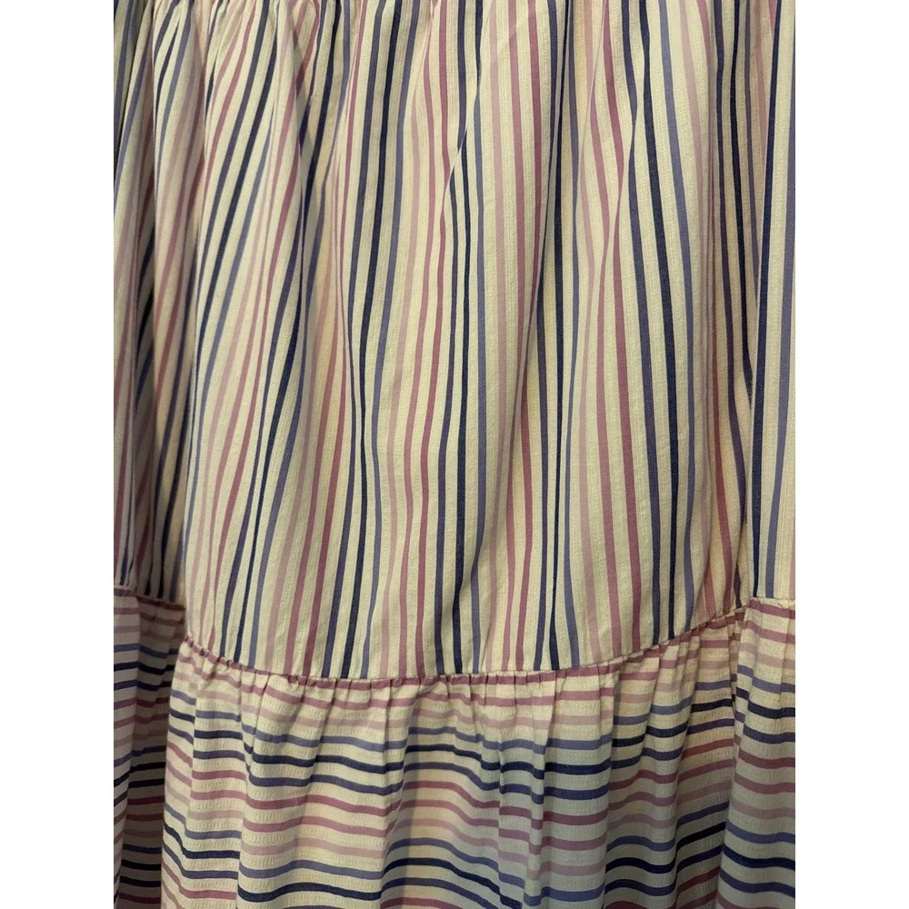 Lane Bryant women skirt lined 26/28 pink purple stripe